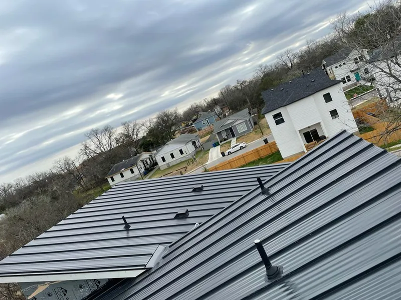 Standing seam metal roof panels with vents for Skylight Repair in Manheim